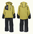 ONYONE［オンヨネ］ BANNNE(バンネ) BNS73101 CHROME JUNIOR SKI SUIT BNS73101 257009_KHAKI×BLACK