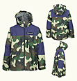 ONYONE［オンヨネ］ BANNNE(バンネ) BNSJ-302 Snowfresh JUNIOR JACKET スノージャケット BNSJ-302 338PWDLANDCAMO2